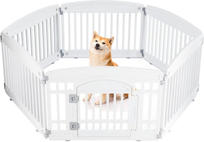Dog Playpen Safe & Secure Indoor/Outdoor Pet Fence