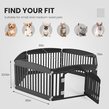 Dog Playpen Safe & Secure Indoor/Outdoor Pet Fence