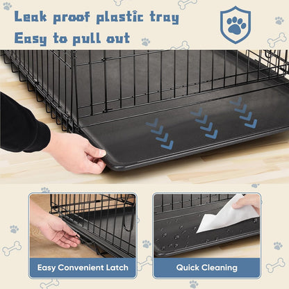 24-30 inch Single Door Dog Cage