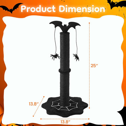 Keygarzone 25" Halloween-Themed Cat Scratching Post