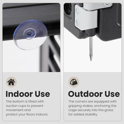 Dog Playpen Safe & Secure Indoor/Outdoor Pet Fence