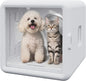 Keygarzone Pet Dryer Box for Cats & Dogs ¨C 65L Quiet Hair Drying Machine with Adjustable Temp, Blow Air Function ¨C Portable Dog Dryer for Home Bathing, Pet Drying Kit