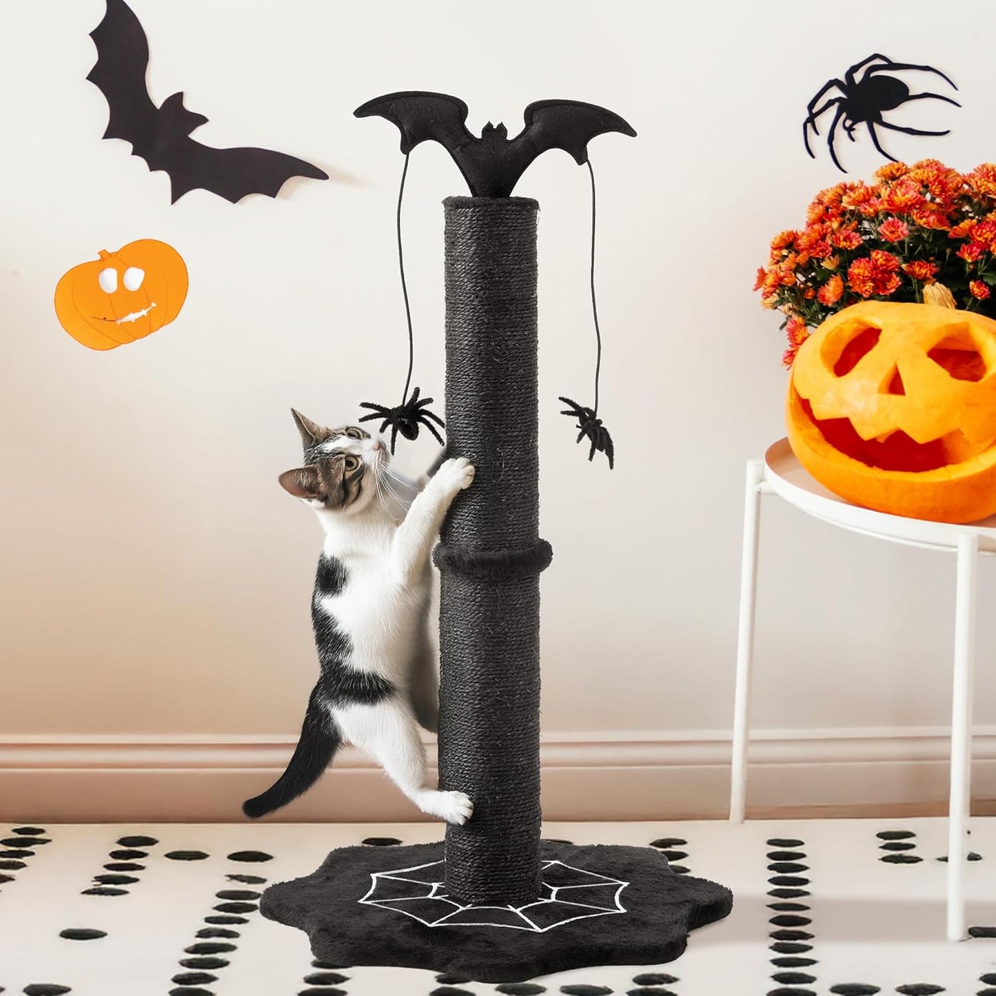 Keygarzone 25" Halloween-Themed Cat Scratching Post