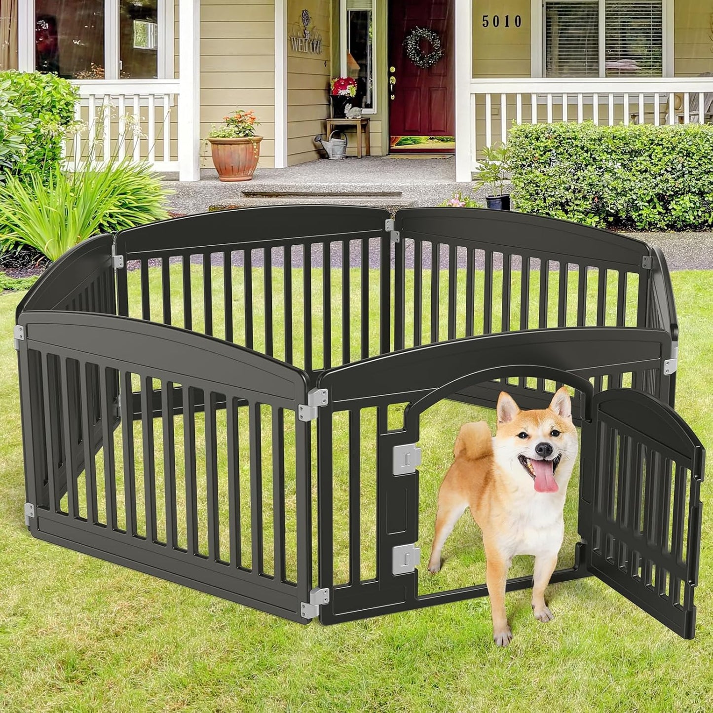 Dog Playpen Safe & Secure Indoor/Outdoor Pet Fence