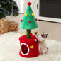 Keygarzone Cat Christmas Tree Tower for Indoor Cats ¨C Small Cat Tree with Sisal Scratching Posts, Plush Cat Bed, and Climbing Tower for Kittens and Adult Cats