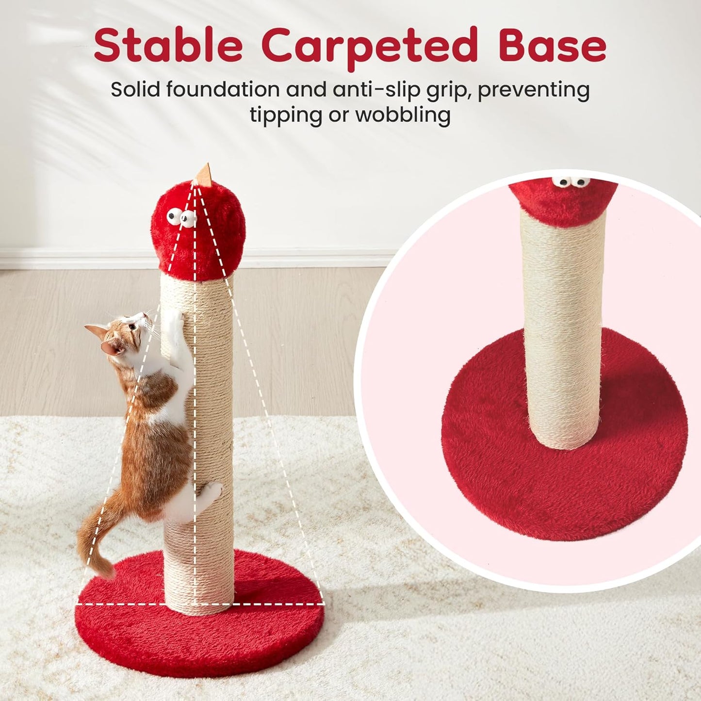 Keygarzone 22" Cat Scratching Post