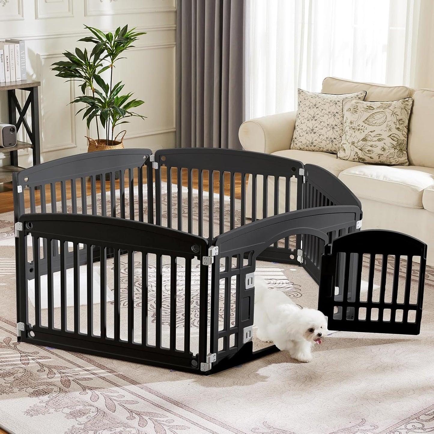 Dog Playpen Safe & Secure Indoor/Outdoor Pet Fence