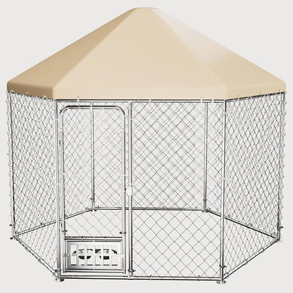 Outdoor Dog Kennel with Cover