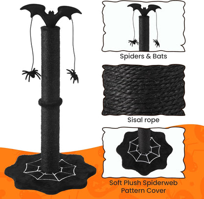 Keygarzone 25" Halloween-Themed Cat Scratching Post